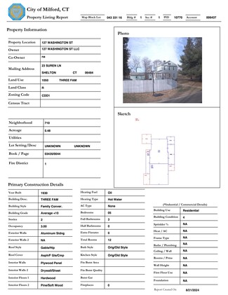 Milford, CT Commercial Land - 127 Washington St