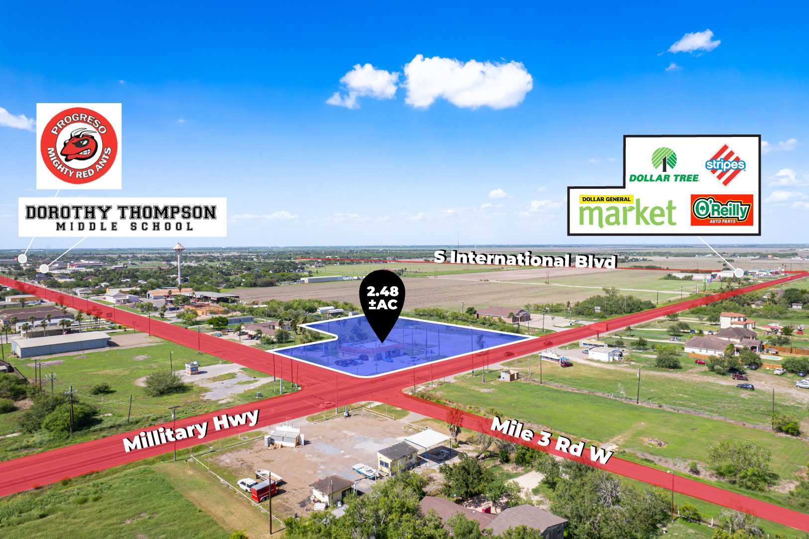 121 Military Hwy, Progreso, TX for Sale