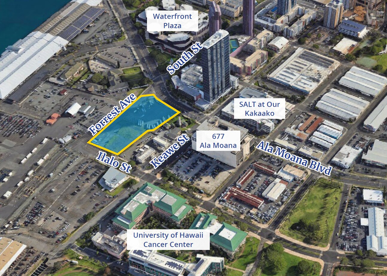 Ala Moana Blvd @ Forrest Ave, Honolulu, HI for Rent