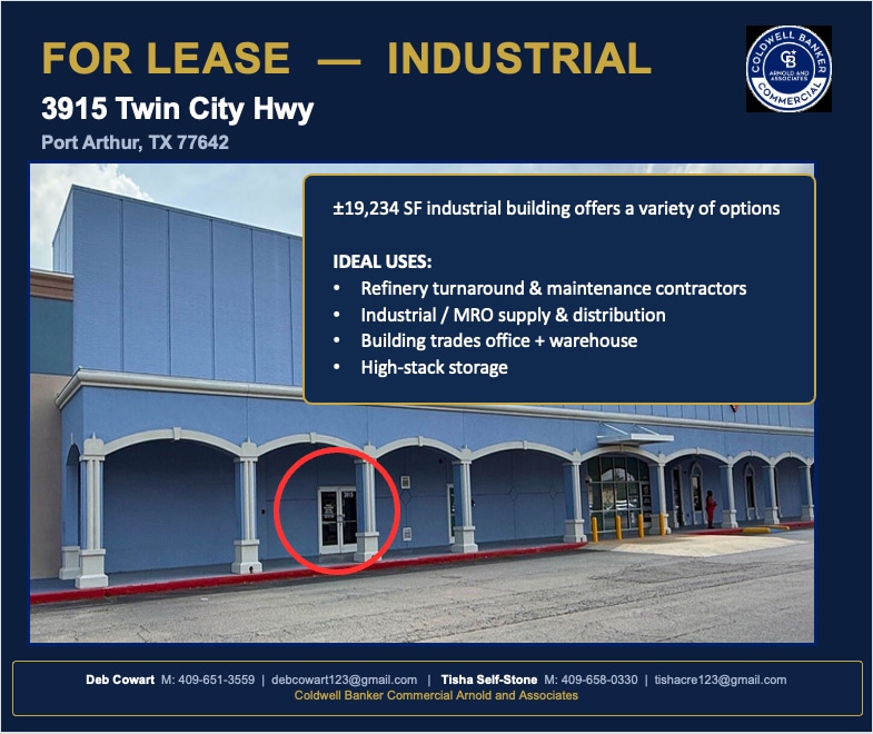 3719-3931 N Twin City Hwy, Port Arthur, TX for Rent