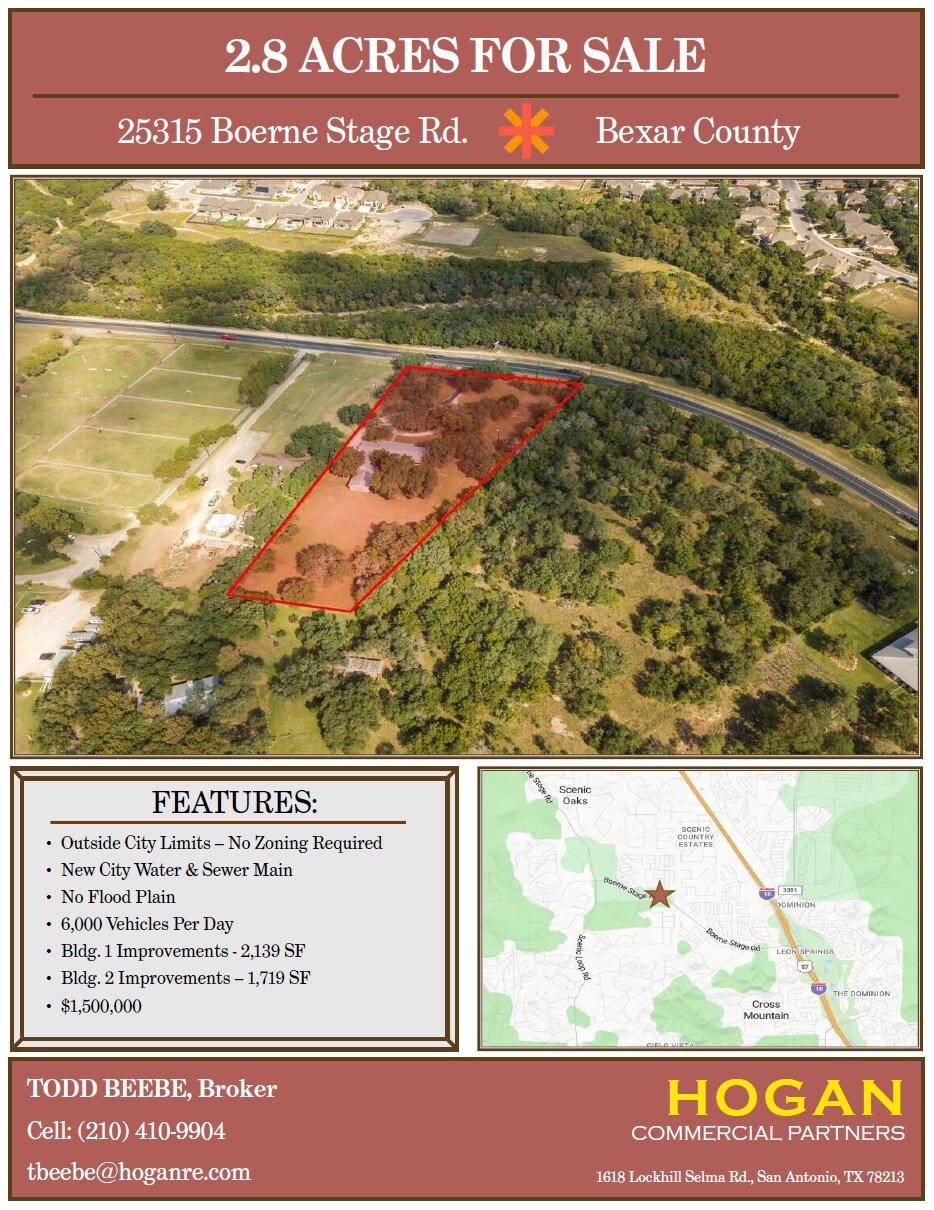25315 Boerne Stage Rd, San Antonio, TX for Sale