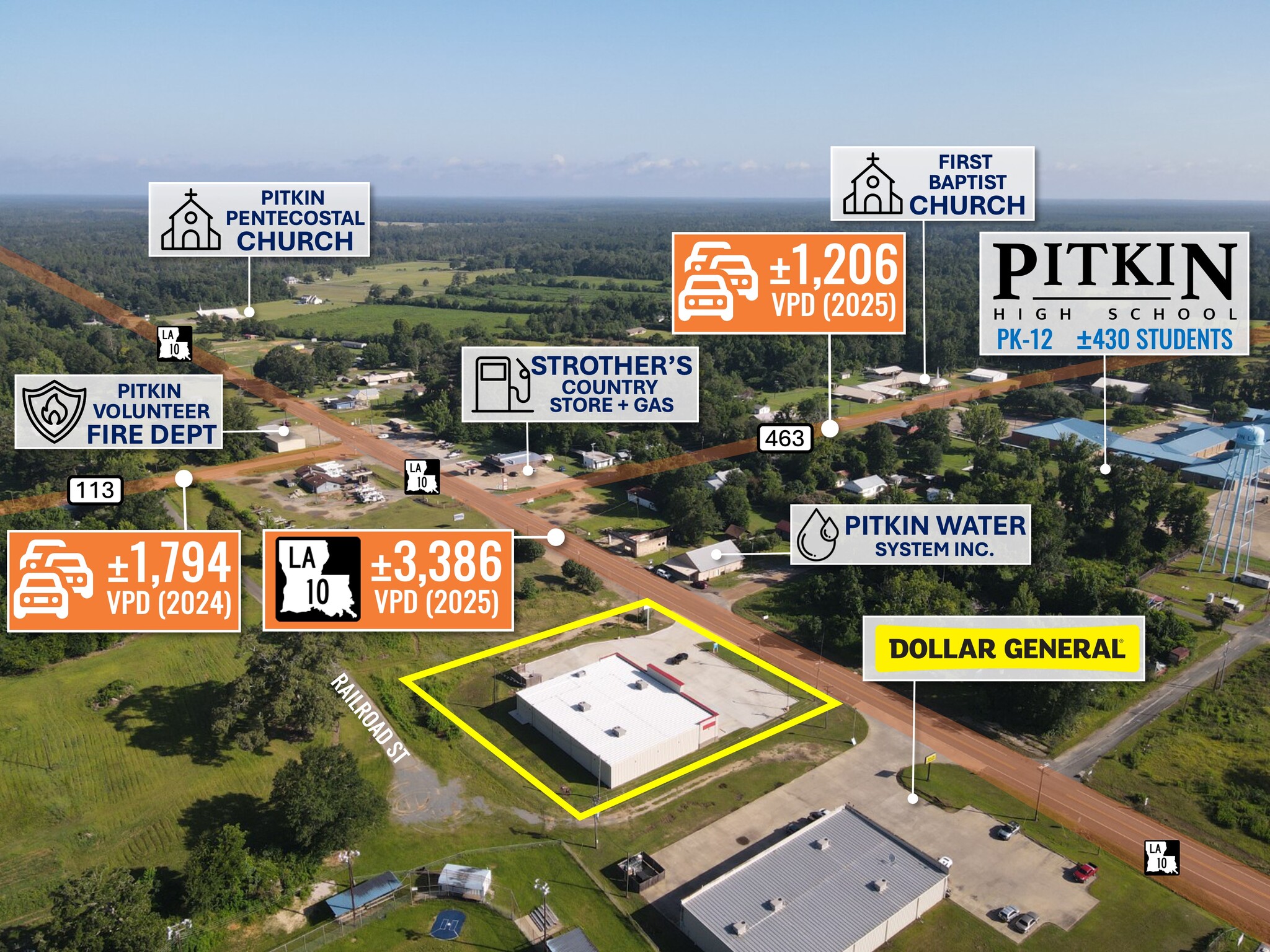 12861 Highway 10, Pitkin, LA for Sale