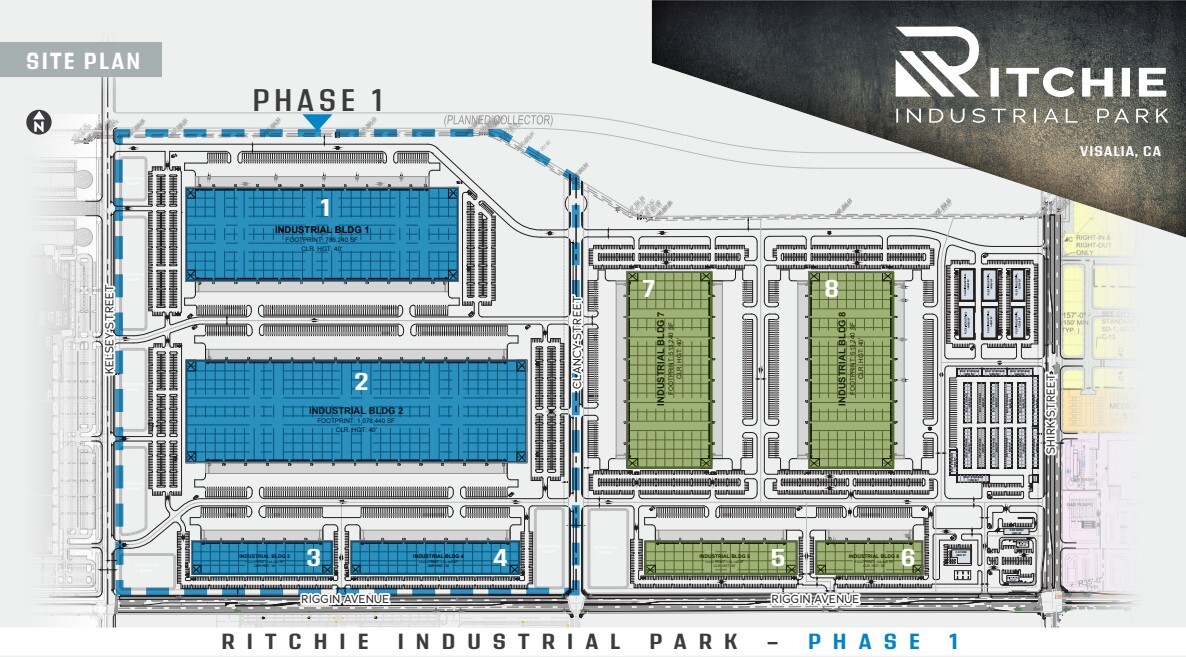 Ritchie Industrial Park, Visalia, CA for Rent