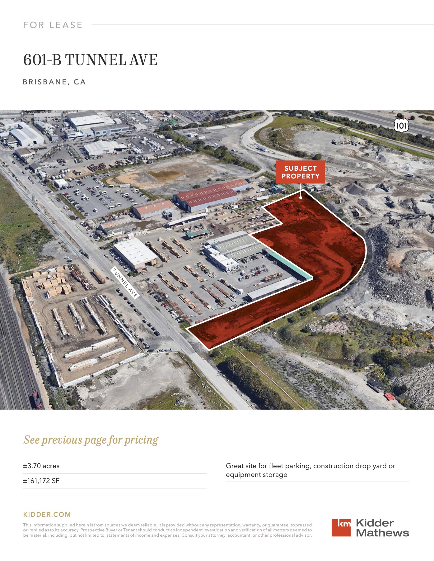 601-B Tunnel Ave, Brisbane, CA for Rent
