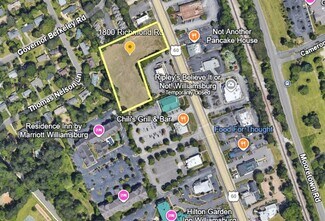 Williamsburg, VA Commercial Land - 1800 Richmond Rd