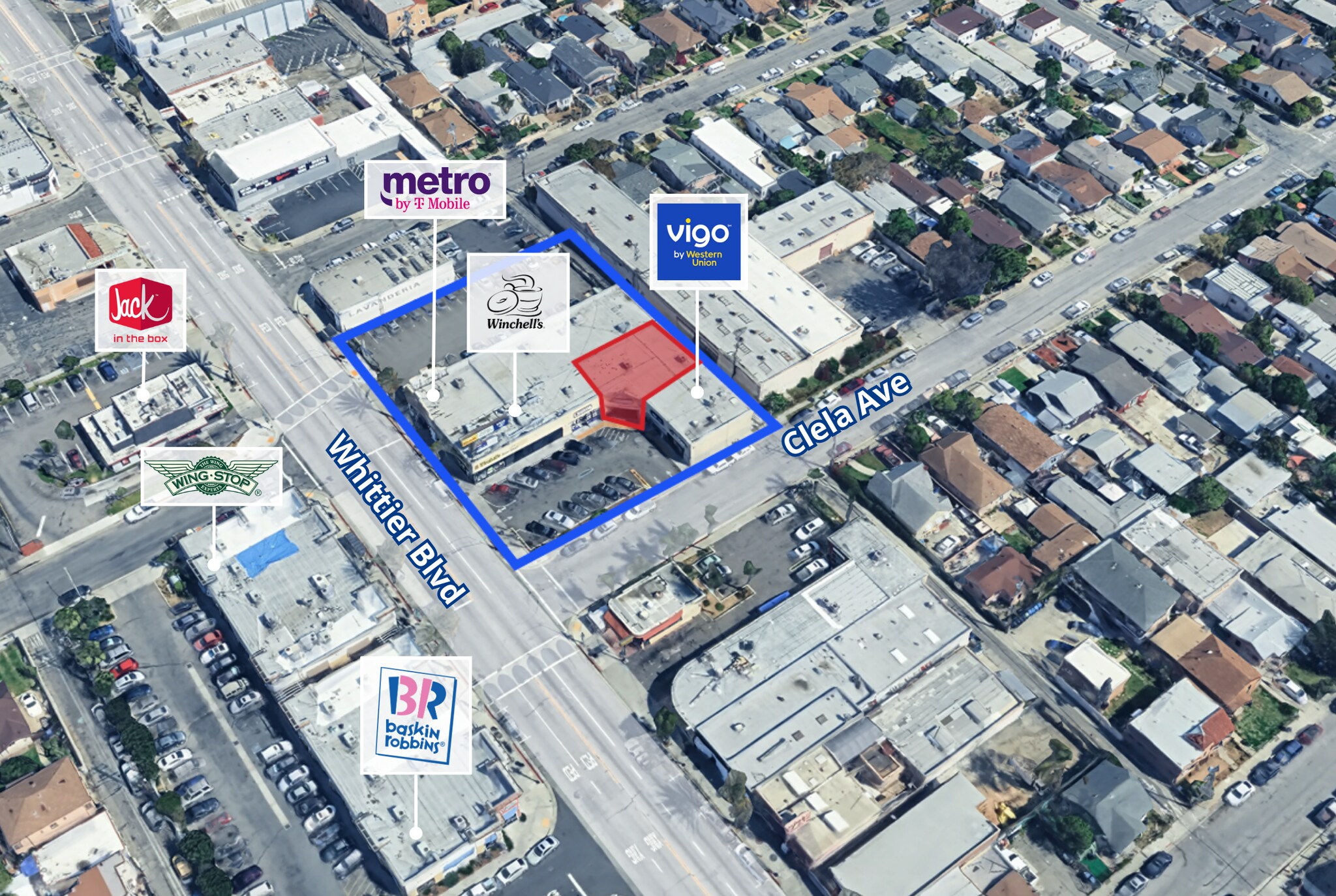 5040-5068 Whittier Blvd, Los Angeles, CA for Rent