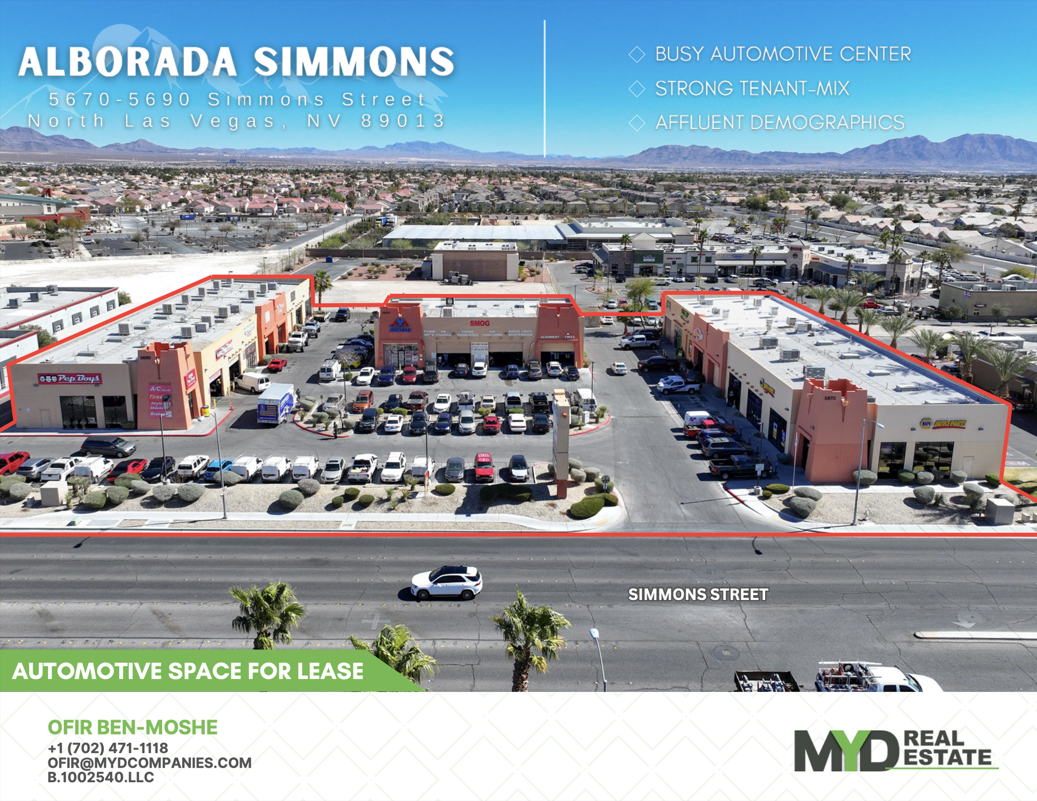 5670-5690 Simmons St, North Las Vegas, NV for Rent