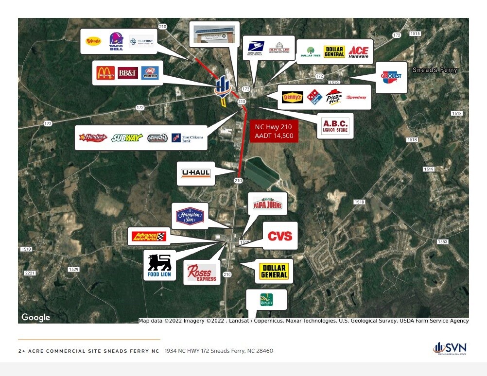 1900 Hwy 172, Sneads Ferry, NC for Sale