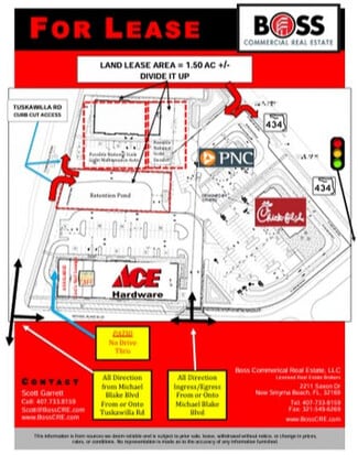 Winter Springs, FL Commercial Land - Tuskawilla Rd @ W SR 434 Winter Springs, FL Commercial Land - Tuskawilla Rd @ W SR 434