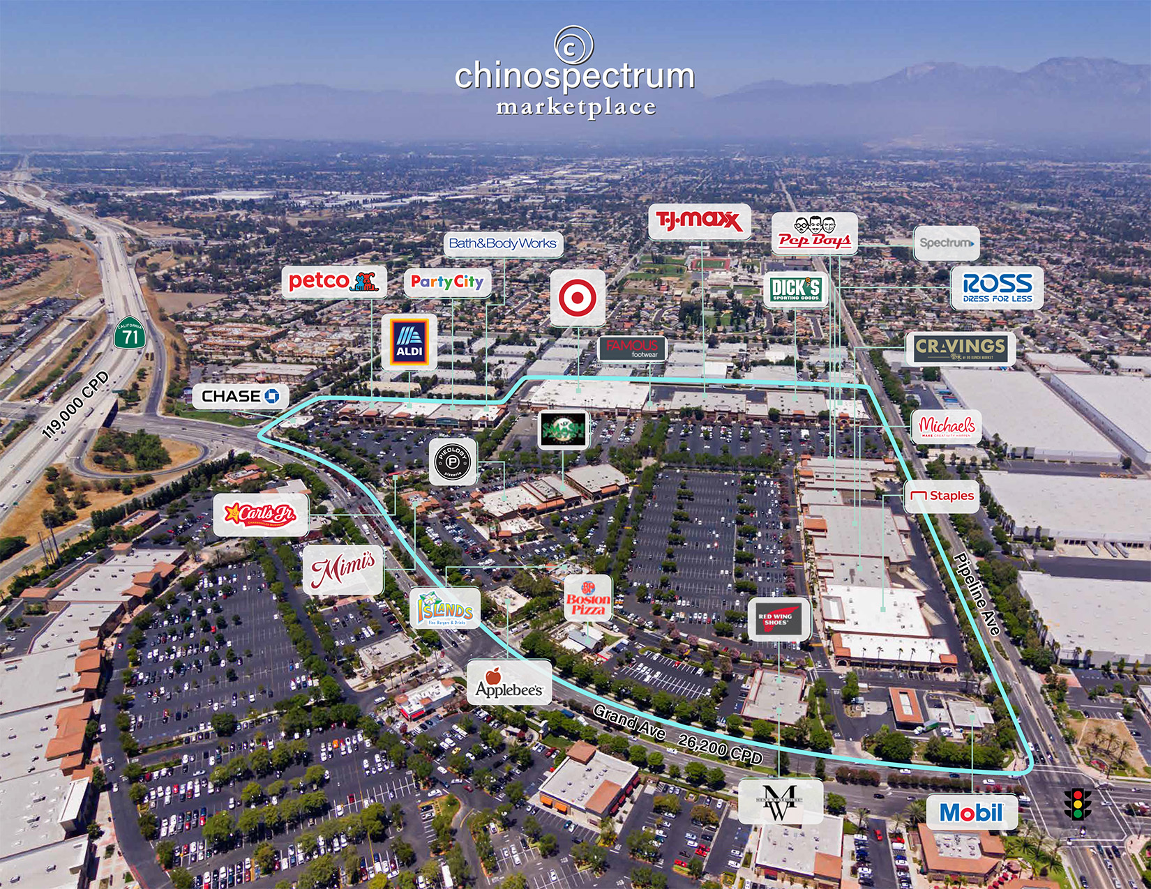 3808-3860 Grand Ave, Chino, CA for Rent