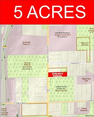 Apopka, FL Commercial Land - 5221 Plymouth Sorrento Rd