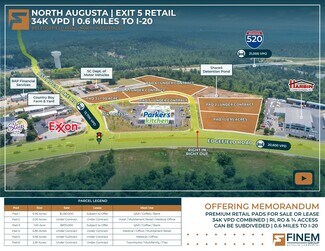 North Augusta, SC Commercial Land - 893 Edgefield Rd