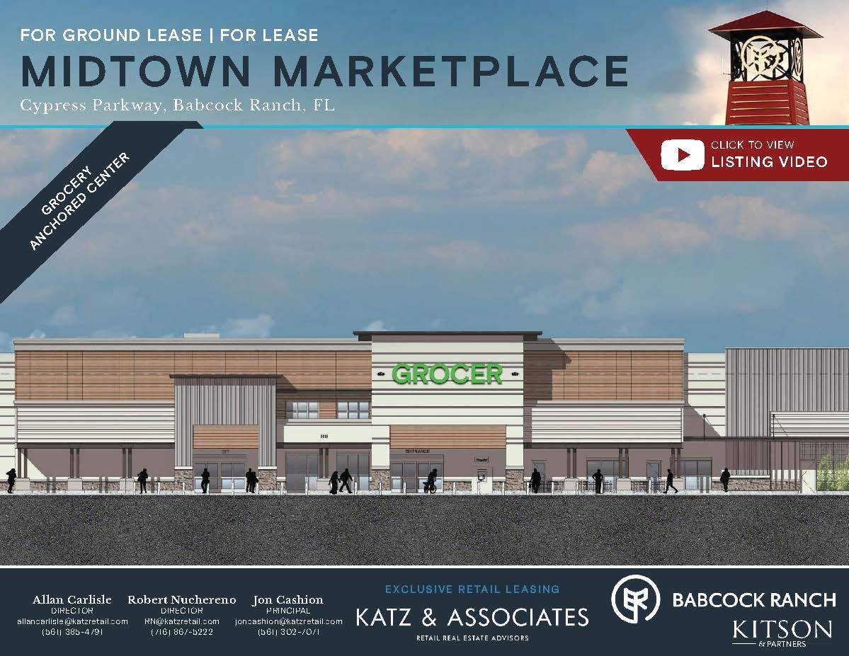 Midtown Blvd & Cypress Pky, Babcock Ranch, FL for Rent