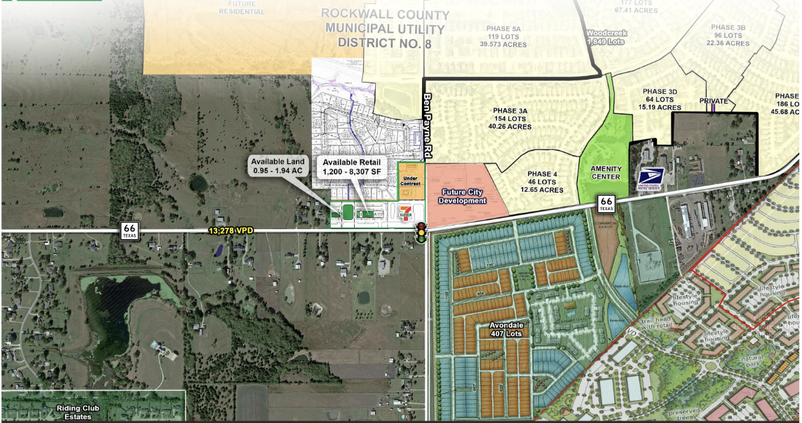 NWQ of 66 & Ben Payne Road hwy, Fate, TX for Sale