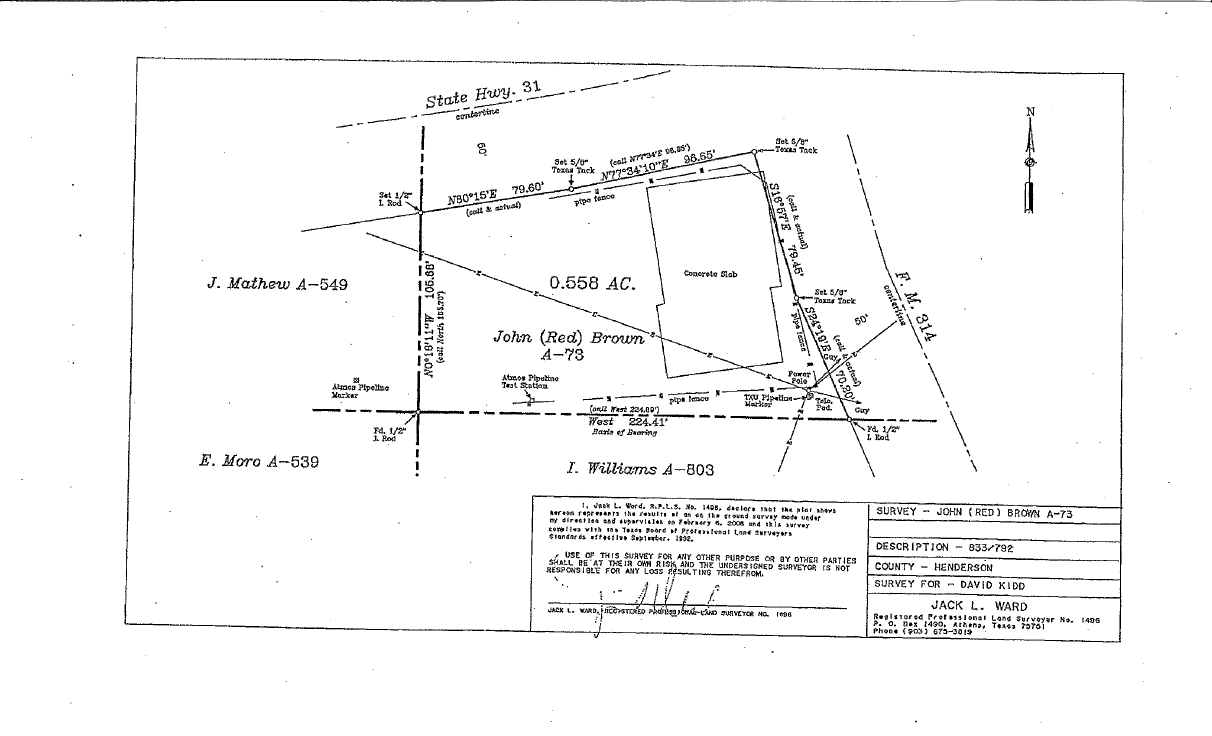 Highway 31, Brownsboro, TX for Sale