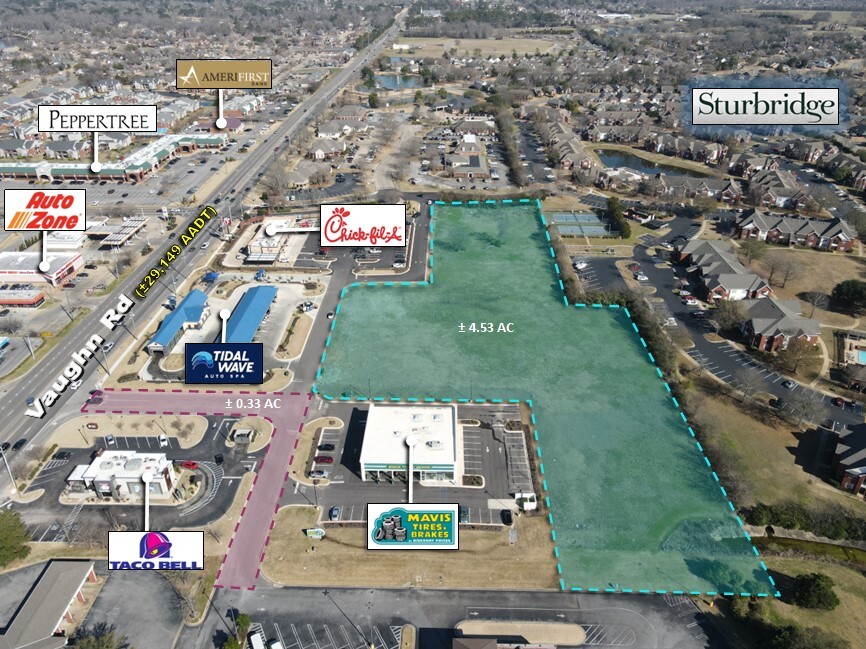 4.86 Acres Vaughn Road, Montgomery, AL for Sale