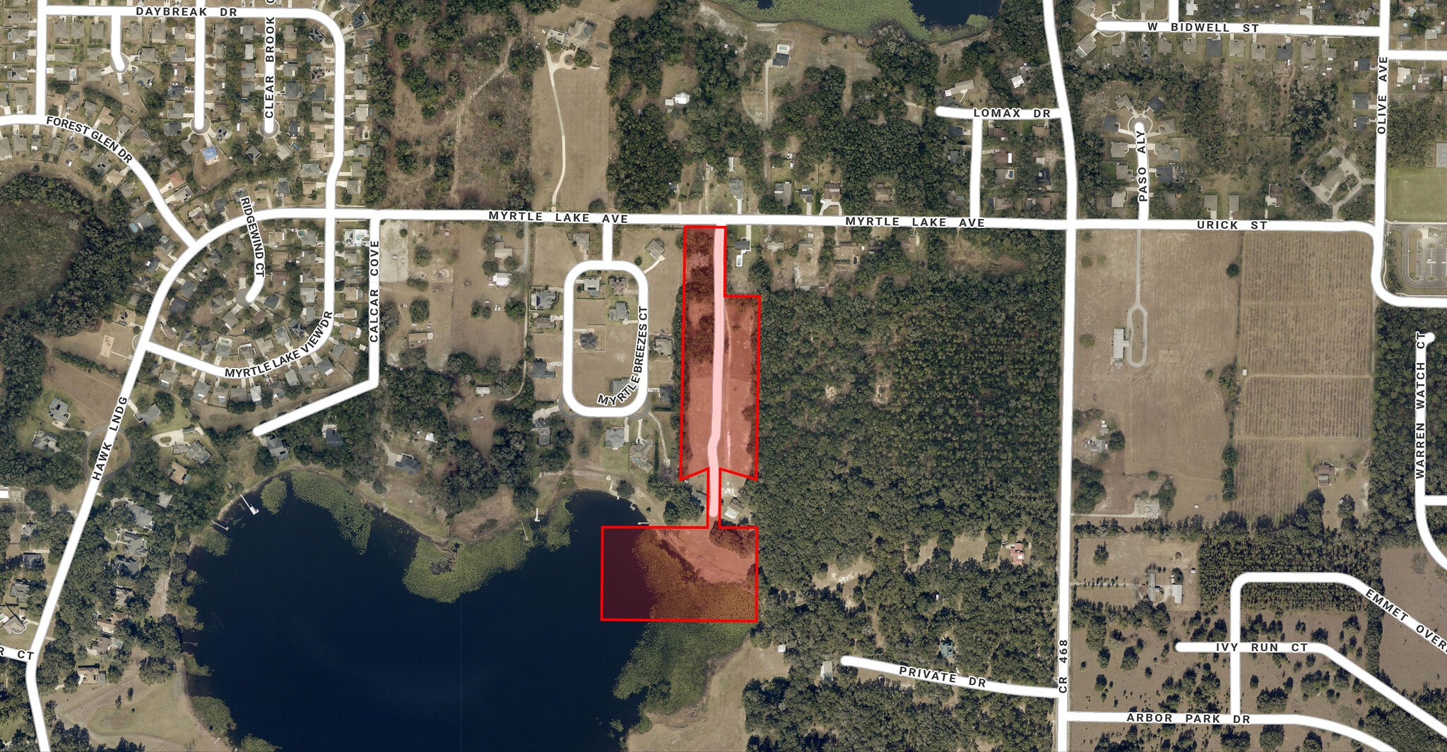 Stephenson Lane & Myrtle Lake Avenue, Fruitland Park, FL for Sale