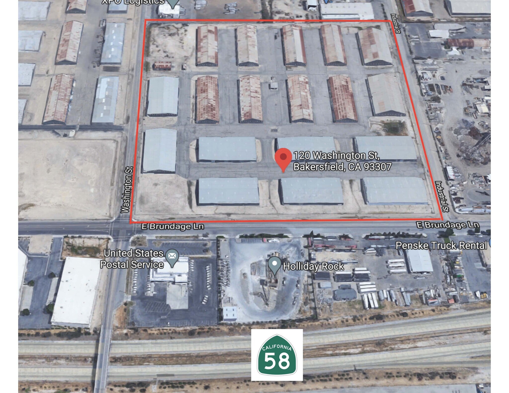 120 Washington St Bakersfield, CA 93307 Industrial Property for Lease