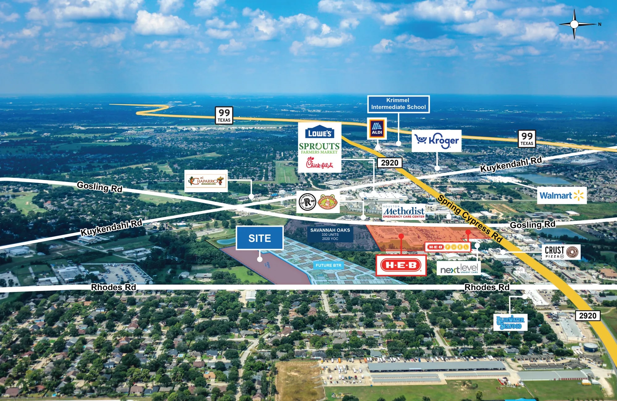 20817 Rhodes Rd, Spring, TX for Sale