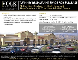 Tucson, AZ Retail - 1970 W River Rd