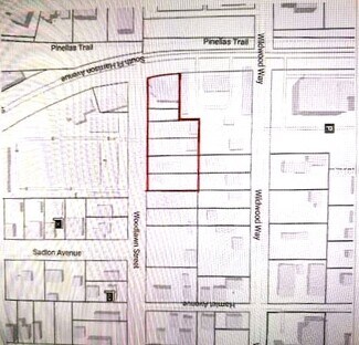 Clearwater, FL Commercial Land - 1477-1487 S Fort Harrison Ave
