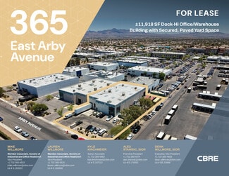 Las Vegas, NV Industrial - 365 E Arby Ave Las Vegas, NV Industrial - 365 E Arby Ave