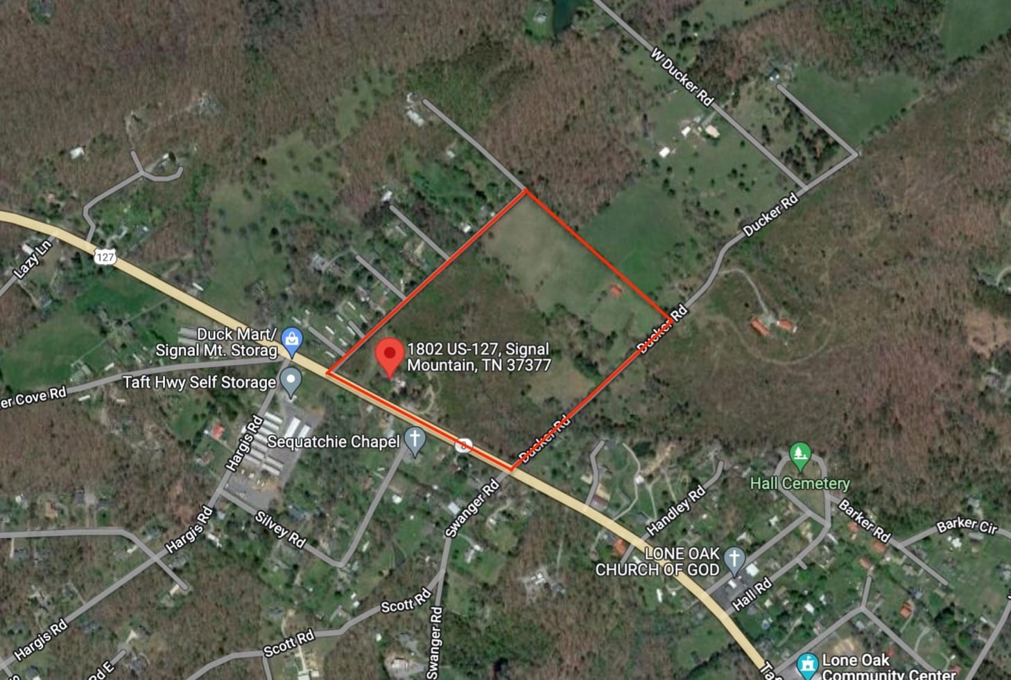 1802 US 127 (Taft Highway) Signal Mountain, TN 37377 Land Property for Sale on