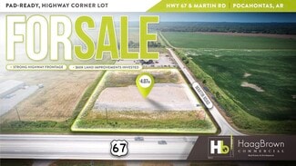 Pocahontas, AR Commercial Land - Hwy 67 & Martin rd Pocahontas, AR Commercial Land - Hwy 67 & Martin rd
