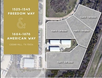 Cedar Hill, TX Industrial - 1525-1676 American Way and Freedom Way Cedar Hill, TX Industrial - 1525-1676 American Way and Freedom Way