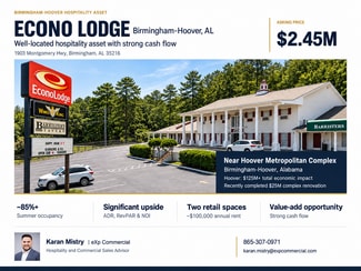 Vestavia Hills, AL Hospitality - 1535 Montgomery Hwy Vestavia Hills, AL Hospitality - 1535 Montgomery Hwy