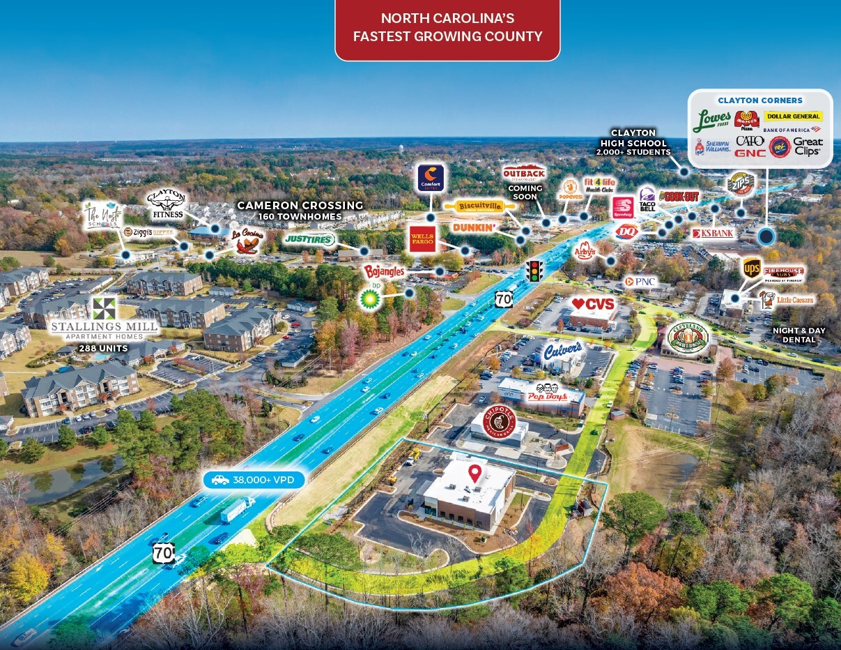 12011 US Highway 70 Business, Clayton, NC for Sale