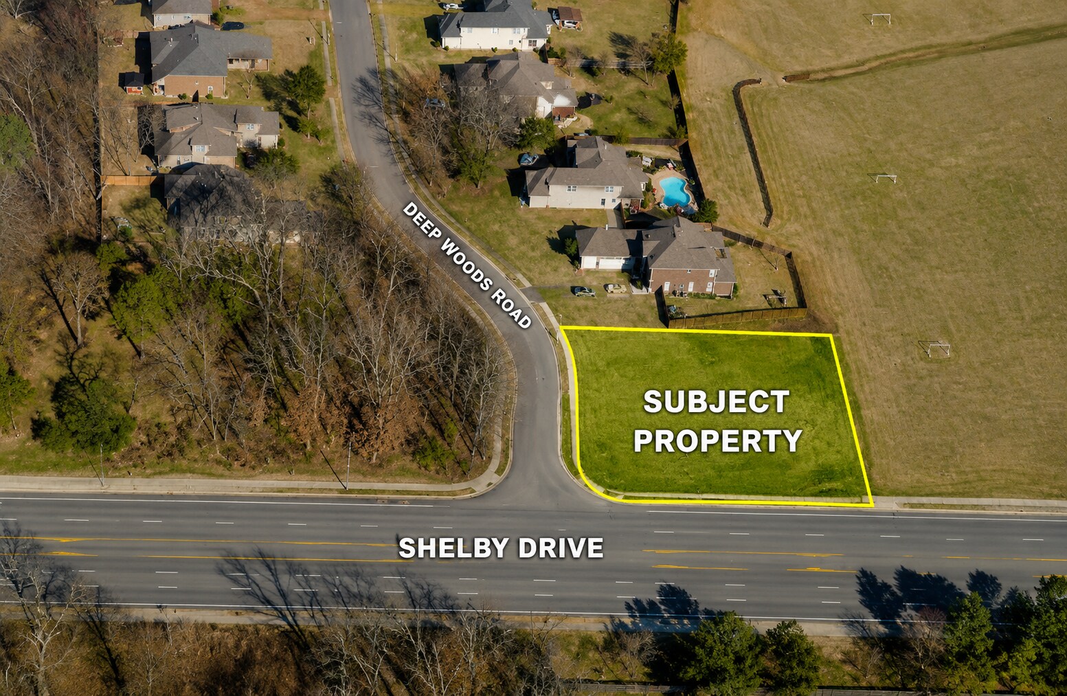 868 Deep Woods Road - 0 Shelby Drive, Collierville, TN for Sale