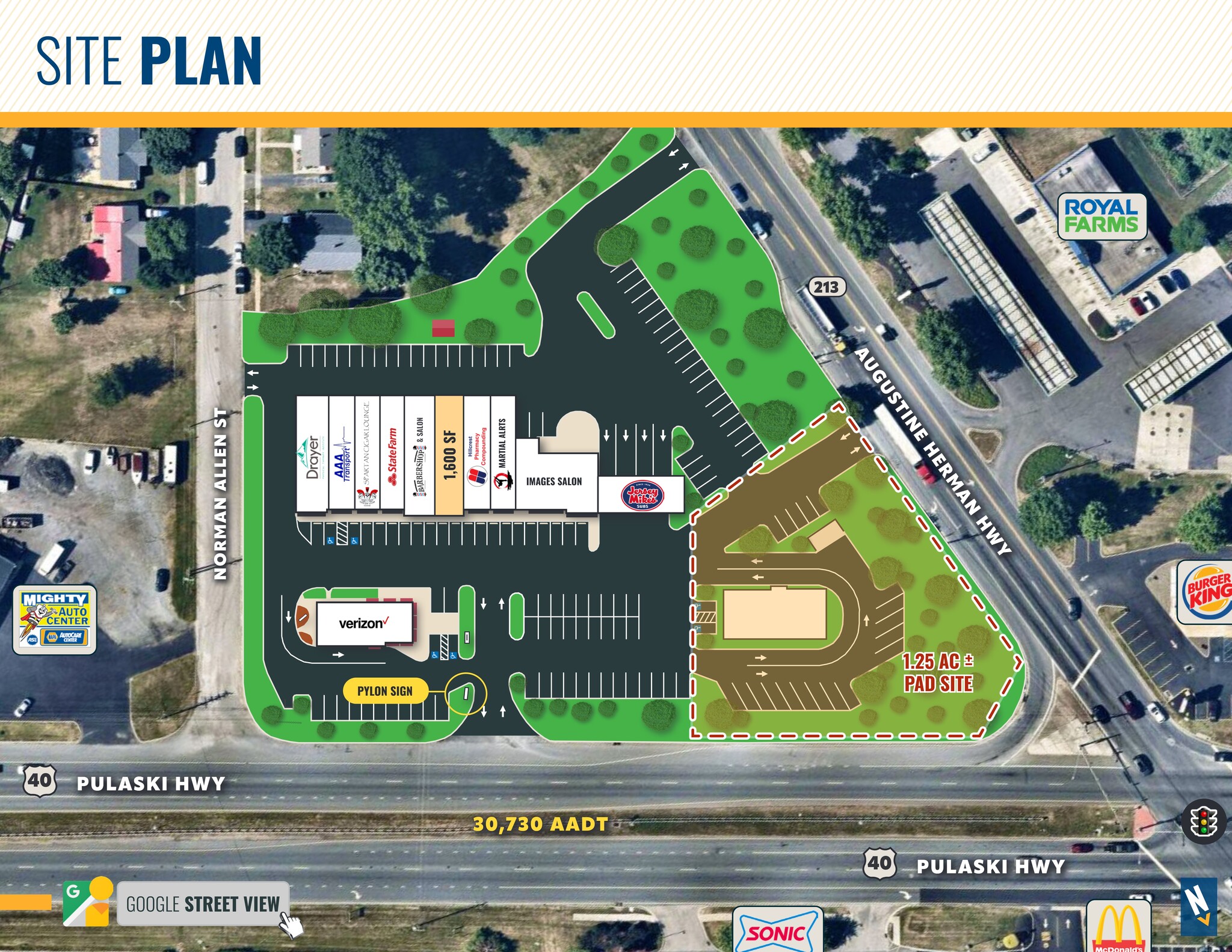 114-130 Pulaski Hwy, Elkton, MD for Rent