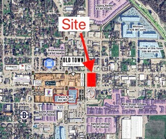 Lewisville, TX Commercial Land - 208 E Church St