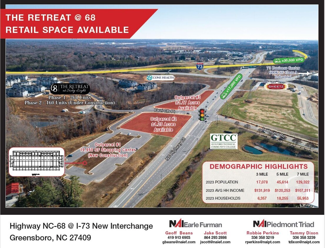 1 US-68 Hwy, Greensboro, NC for Rent