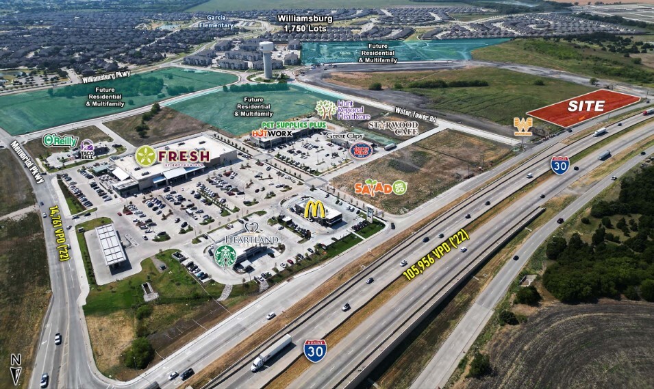 SWQ I-30 & Memorial Pky, Fate, TX for Rent