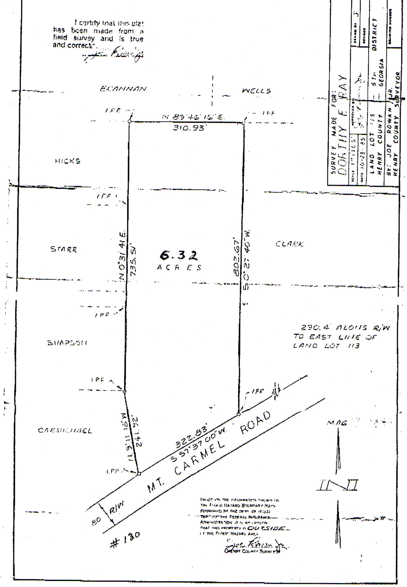 130 Mount Carmel Rd, Mcdonough, GA for Sale