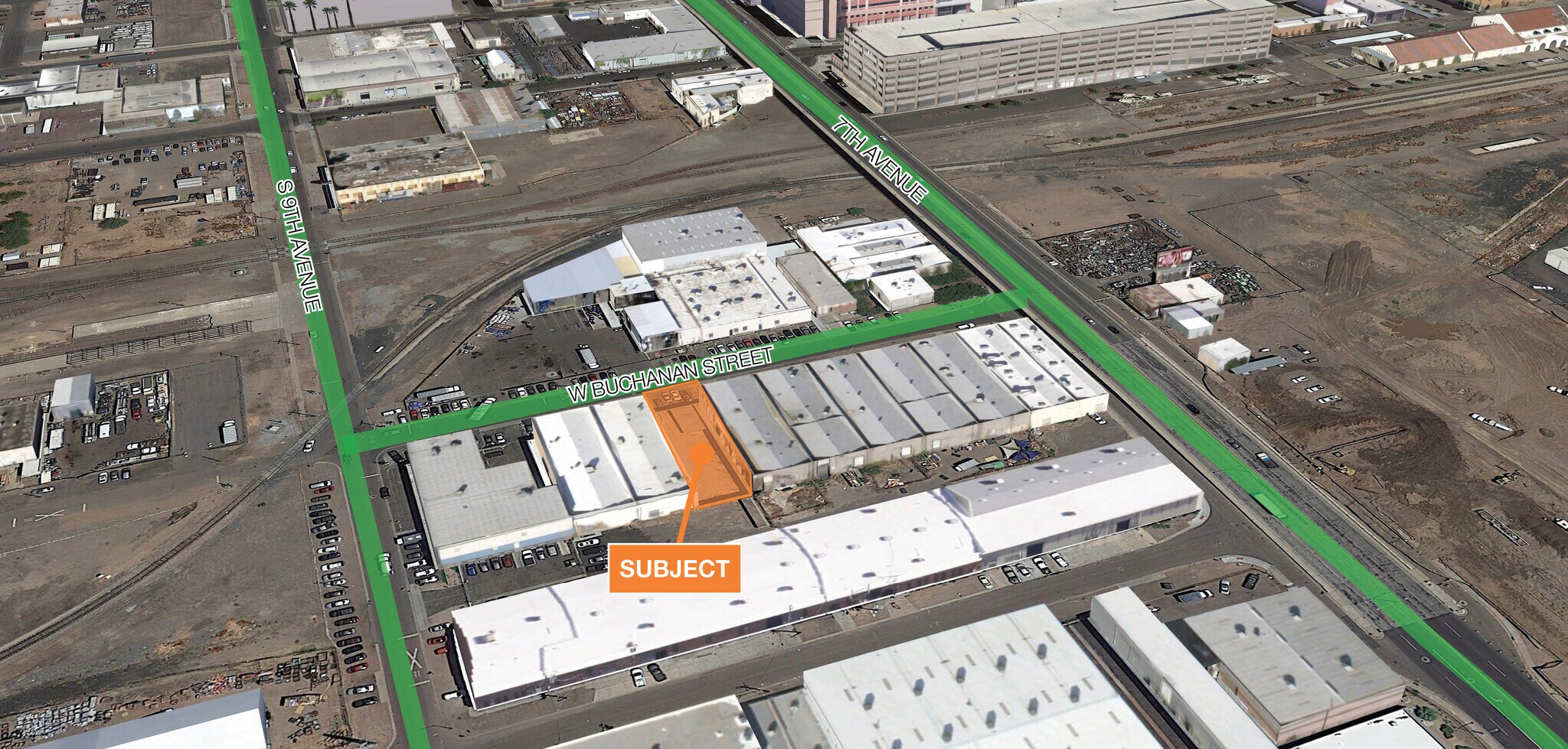 727 W Buchanan St Phoenix, AZ 85007 Industrial Property for Lease on