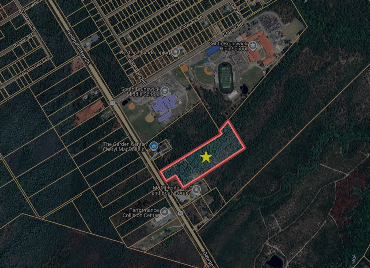 George II Highway Southeast/HWY 87 Hwy, Boiling Spring Lakes, NC for Sale