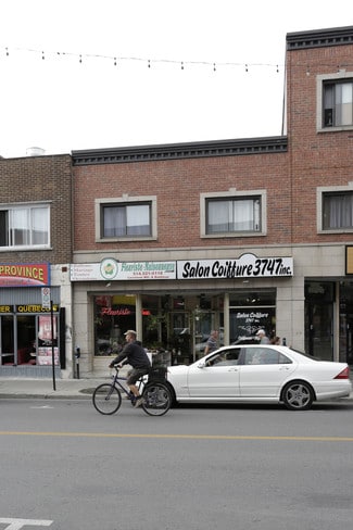 Montréal, QC Storefront Retail/Residential - 3747-3753 Rue Ontario E