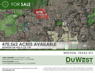 Weston, TX Commercial - FM-455 & CR-134