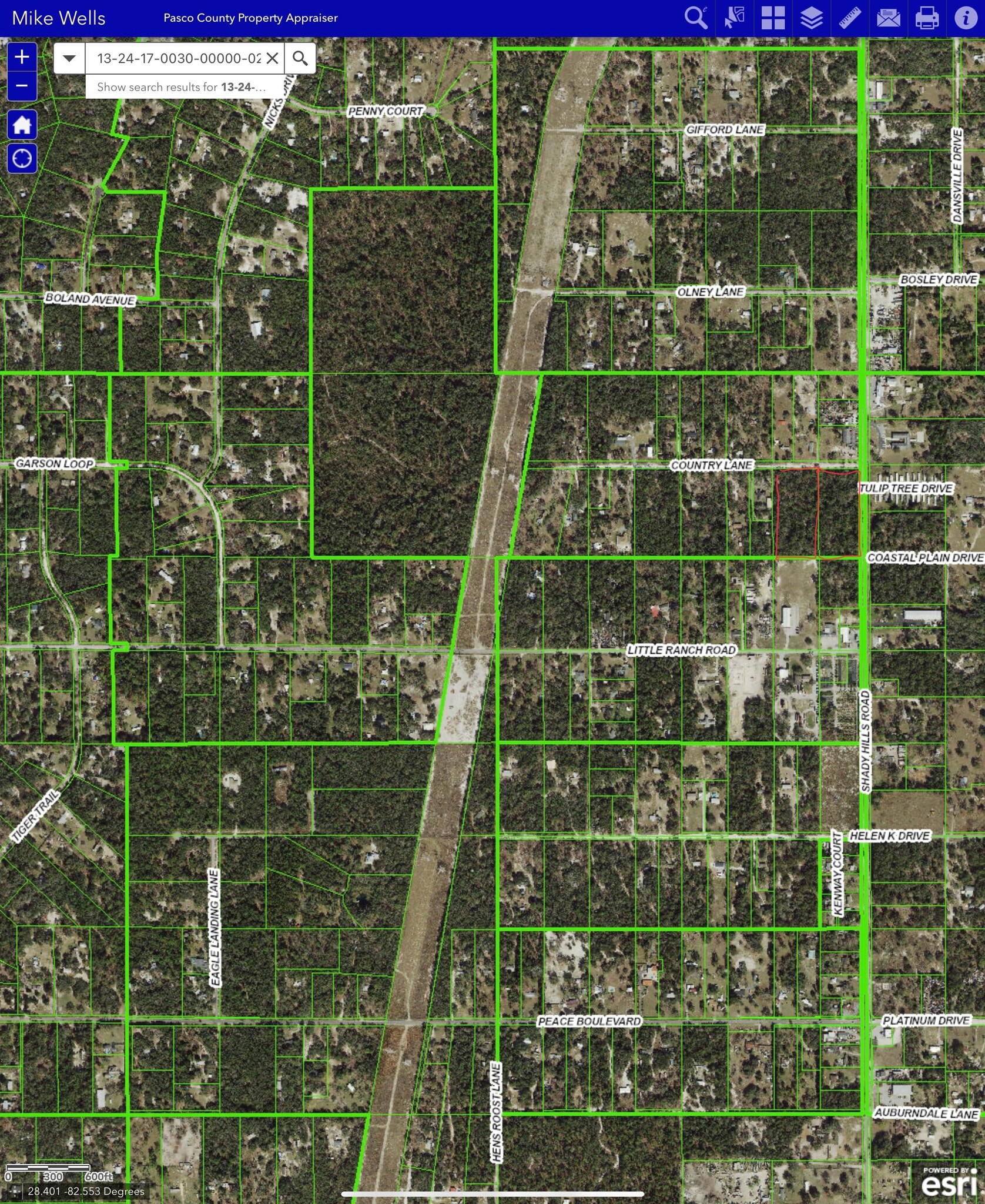 Shady Hills Road @ Country Lane, Spring Hill, FL for Sale