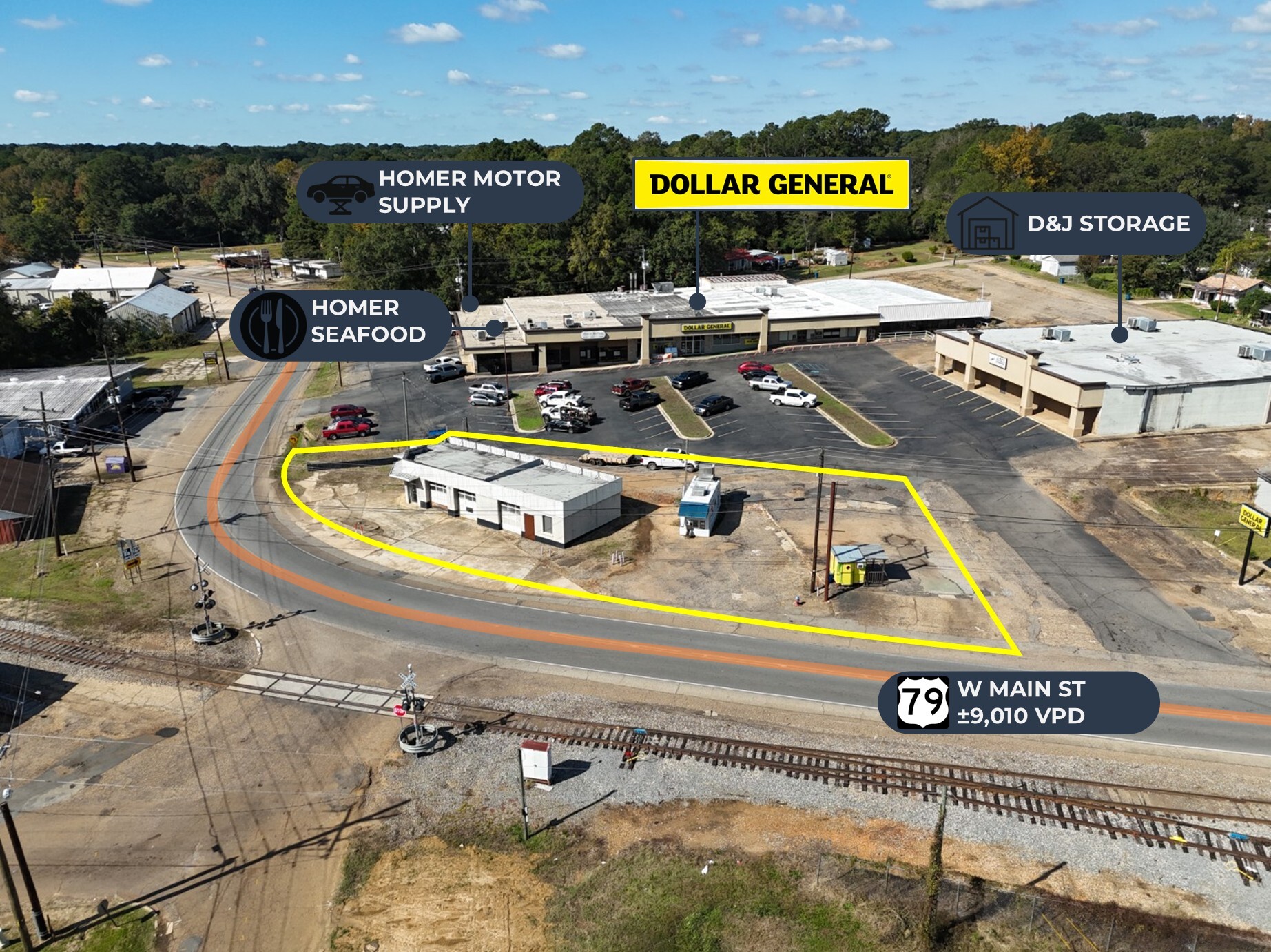 101 W Main St, Homer, LA for Sale