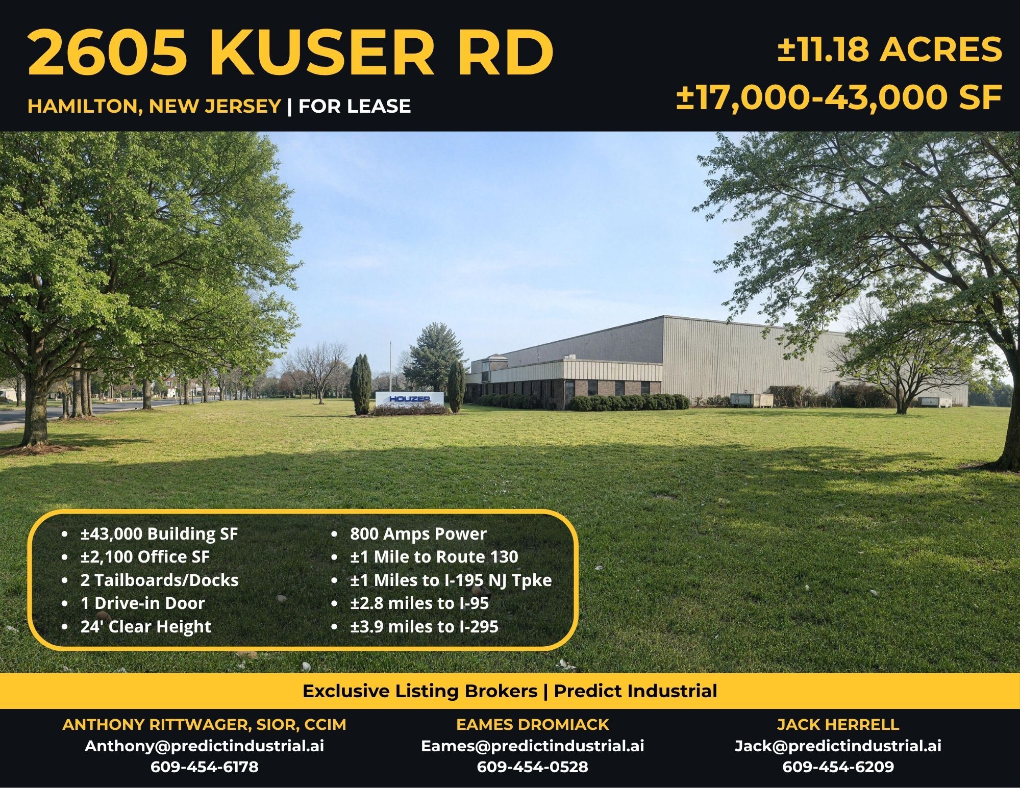 2605 Kuser Rd, Hamilton, NJ for Rent