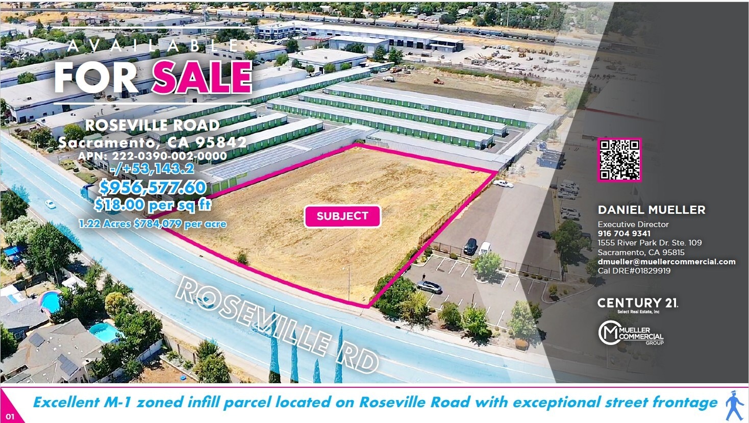 Roseville Rd @ Stationers Way, Sacramento, CA for Sale