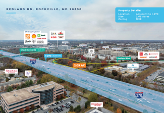 Rockville, MD Commercial Land - Redland Rd @ I-270