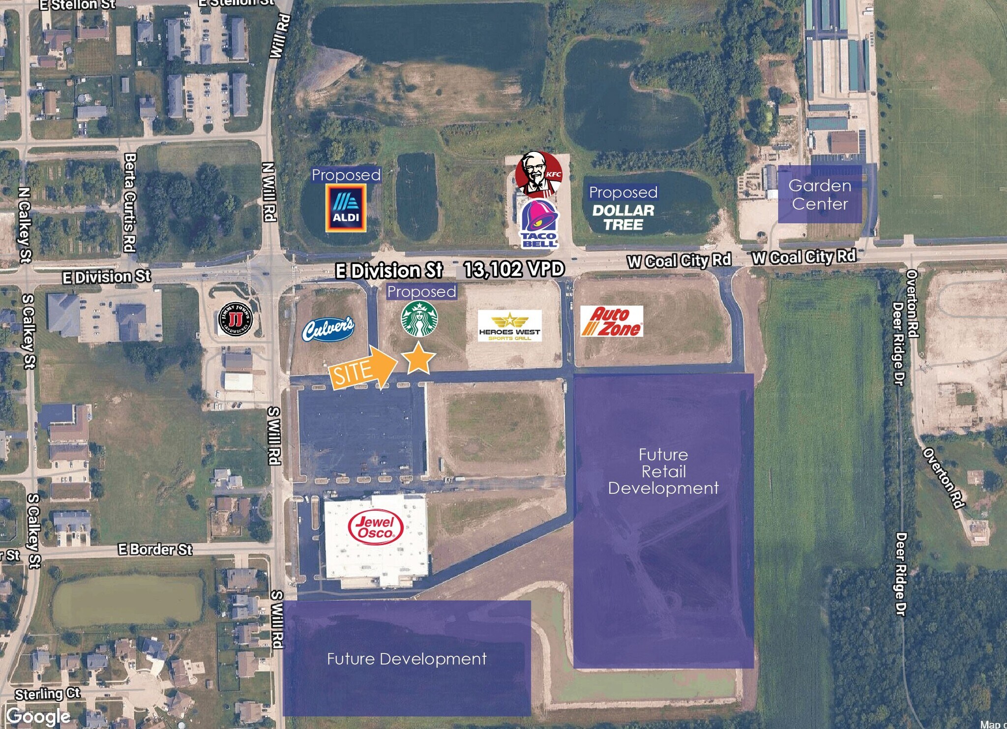 2707 E Division St, Diamond, IL for Rent
