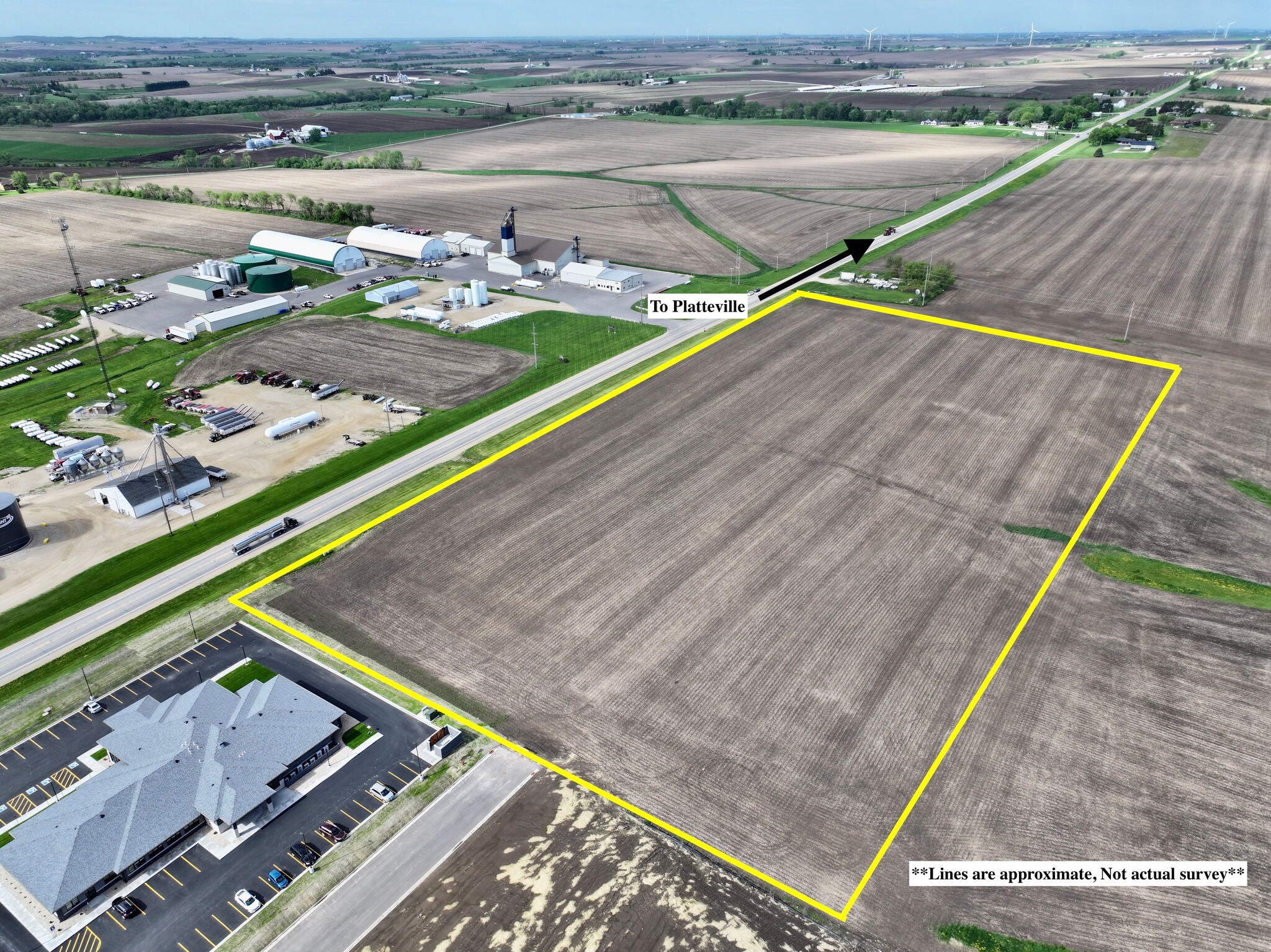 11.92 acres 81 Hwy, Darlington, WI for Sale