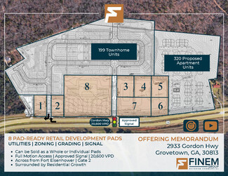 Grovetown, GA Commercial Land - 2933 Gordon Highway
