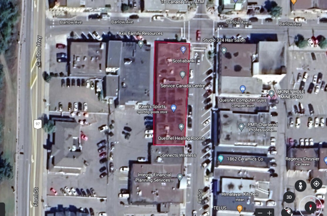 273 Reid Quesnel, BC V2J 2M1 Retail Property for Lease on